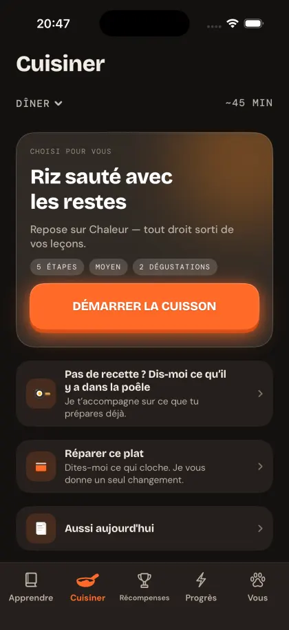 Culinario en apparence sombre