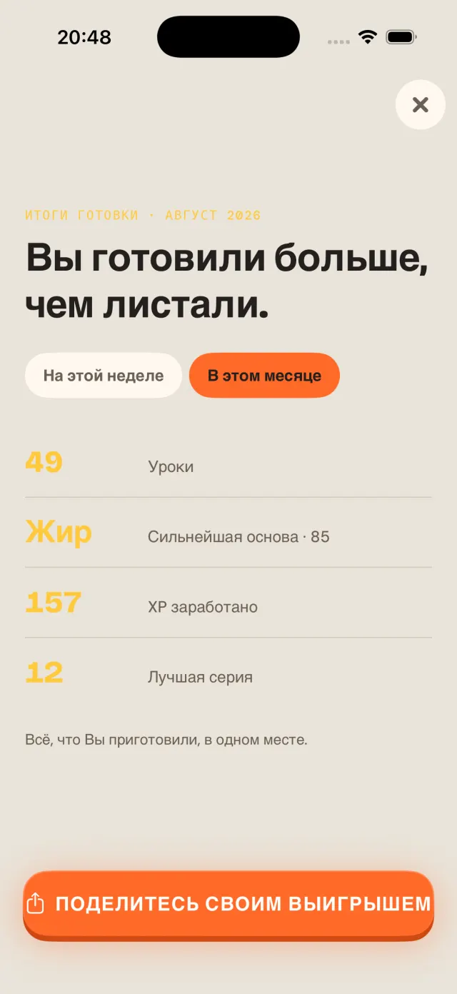 Кулинарные итоги